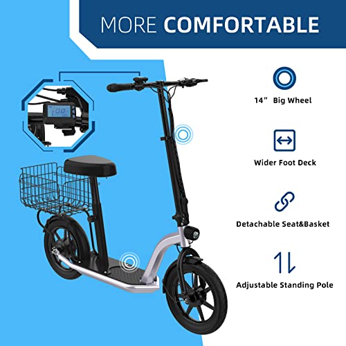 Hiboy Electric Scooter for Adults - 31 Miles Long Range & 22Mph Folding Commuter
