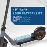 Hiboy S2 MAX Electric Scooter, Upgraded 500W Motor, 40.4 Miles Range&19 MPH
