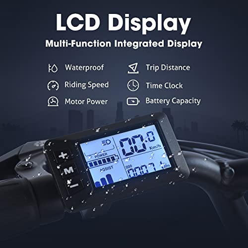 MEELOD Electric Bike Ebike with 750W Brushless Motor