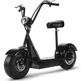 Fatboy 800w Rear Hub Motor Electric Scooter with Seat and 15" Pneumatic Tires