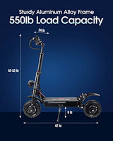 Adults Electric Scooter, Max Speed 50 MPH, 60V5600W High Power Dual Motor