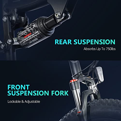 ReAspire Electric Bike 750W BAFANG Motor Ebike 24 MPH 40 Miles Range