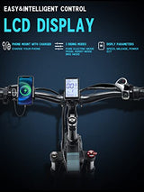 Folding Ebikes for Adults Full Suspension 1000W Motor 48V 14AH Removable Battery