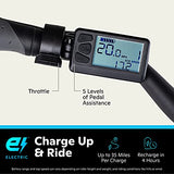 Schwinn Marshall Electric Hybrid Bike for Adults, Large/X-Large Step-Thru Aluminum Frame