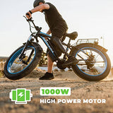 SENADA Electric Bike for Adults 48V 17.5Ah Fat Tire Electric Bikes