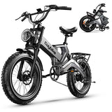 bluebiko K6F Electric Bike for Adults, 20 "x4.0 Fat Tire Electric Bicycle with 1000W Motor