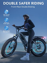 MULTIJOY Electric Bike for Adults,Upgraded 48V 20Ah Removable Battery