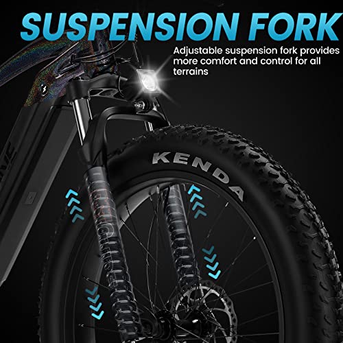 VELOWAVE Electric Bike Adults 750W BAFANG Motor 48V 15Ah LG Cells Battery