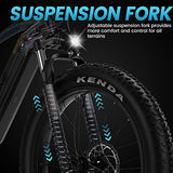 VELOWAVE Electric Bike Adults 750W BAFANG Motor 48V 15Ah LG Cells Battery