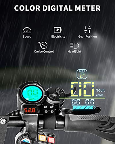 WIDEWHEEL W6 Off-Road Electric Scooter Adults, 2000W Double Motors