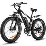 Speedrid Electric Bike 48V 500W Fat Tire Electric Bike Snow Bike 26" 4.0, 48V 10.4Ah