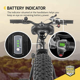 Swagtron Swagcycle EB-6 Bandit Trail Electric Bike with Removable Battery and Dual Disc Brakes, Black, 20" Wheels