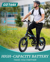 Gotrax R1 20" Folding Electric Bike for Adults, 20Mph Power by 350W