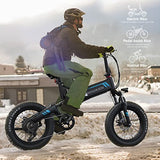 Electric Bike,20"x4" Electric Bike for Adults Fat Tire 500W 20MPH Ebike