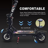 ZonDoo RoadHitter Electric Scooter Adults,Up to 70MPH 75 Miles Range