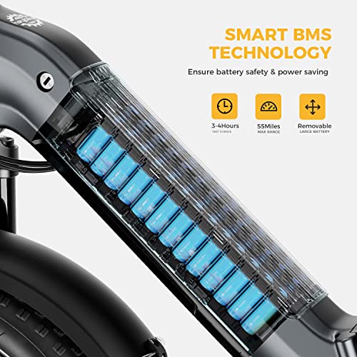 Heybike Ranger S Electric Bike for Adults, Foldable 750W Ebike