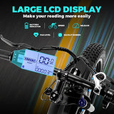 Speedrid Electric Bike 48V 500W Fat Tire Electric Bike Snow Bike 26" 4.0, 48V 10.4Ah