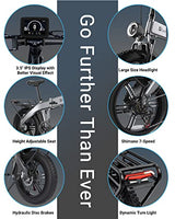 Folding Electric Bike for Adults, 750W BAFANG Motor,30MPH 60Miles Range