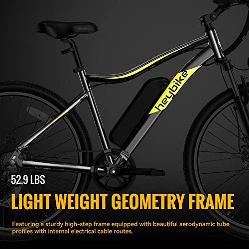 Heybike Race Max 27.5" Electric Bike for Adults 500W Brushless Motor 48V 12.5AH Removable Battery