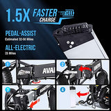 AVANTREK Cybertrack 200 Electric Bike Foldable 20"x4" Fat Tire Electric Bicycle