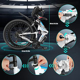 Vivi Electric Bike for Adults 26" Ebike, 500W Folding Electric Bike, 20MPH