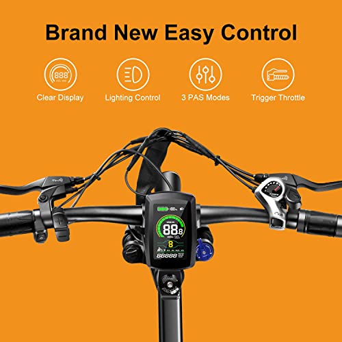 Jasion EB5 Electric Bike for Adults with 360Wh Removable Battery