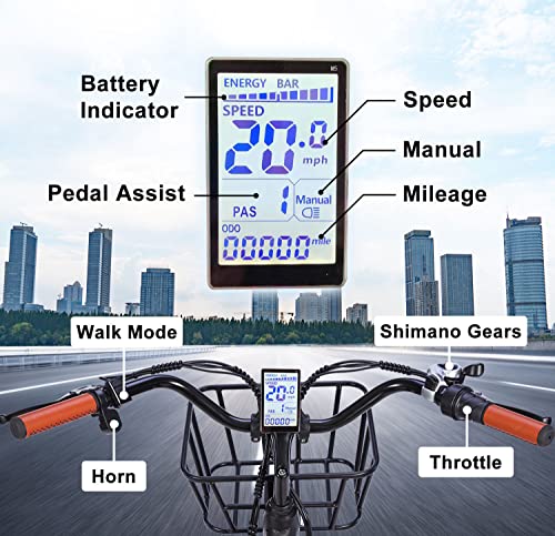 NARRAK Electric Bicycles, 350W Brushless Motor