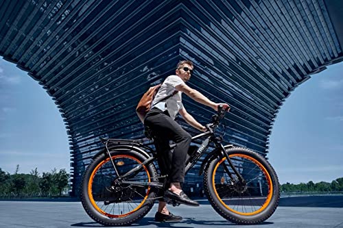 ECOTRIC Cheetah Electric Bike 26" X 4" Fat Tire Bicycle 500W 36V 12.5AH Battery