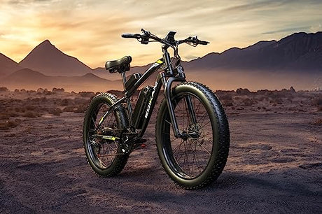 EXRBYKO Fat Tire Electric Bike for Adults 26" x 4", 750W 34MPH Electric Bicycle