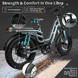 Fucare Libra 750W Electric Bike for Adults 32MPH 48V 20Ah LG Lithium Battery EBike