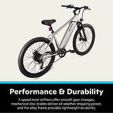 Schwinn Marshall Electric Hybrid Bike for Adults, Large/X-Large Step-Over Aluminum Frame