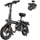 EBKAROCY Ebikes for Adults, 400W Motor 22MPH Max Speed, 14” Tire