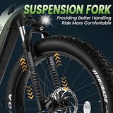 VELOWAVE Electric Bike for Adults 750W Bafang Motor,48V 20AH LG Cells Battery