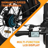 HITWAY Electric Bike for Adults, 20" x 4.0 Fat Tire with 750W Motor