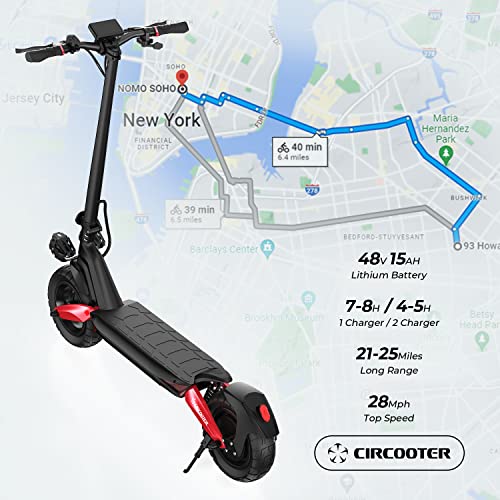 Circooter Raptor Electric Scooter Adult with Smart APP, 800W Motor