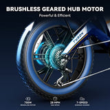 Heybike Tyson Folding Electric Bike Unibody Magnesium Alloy 750W 28MPH 20'' Fat Tire