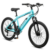 Schwinn Healy Ridge Youth Electric Mountain Bike, 18-Speed Drivetrain