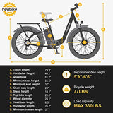 Heybike Explore Electric Bike for Adults 48V 20AH Removable Massive Battery