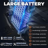 1CYCLE Electric Bikes 2000w Ebikes for Adults, Dual Motor Fat Tire Electric Mountain Bike