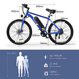 HITWAY Electric Bike for Adults, 26" E Bike 500W Removable Electric Bike