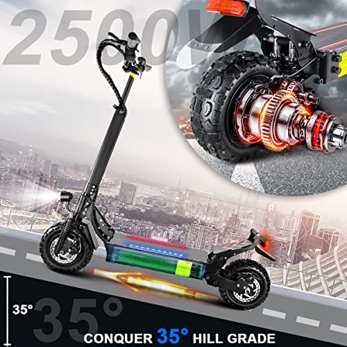 Electric Scooter for Adults 2500W Motor 48V16AH High-Capacity Battery
