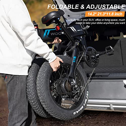 Electric Bike,20"x4" Electric Bike for Adults Fat Tire 500W 20MPH Ebike