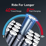 NIU KQi3 Max Electric Scooter, 450W Power, 40 Miles Long Range