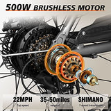 ACTBEST Core Electric Bike, 500W Brushless Motor Cityrun Ebike