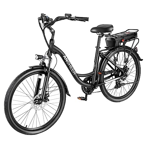 ANCHEER Electric Bike for Adults, EBike with 48V 500Wh Removable Battery