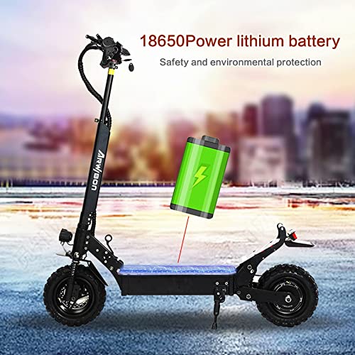 Recherclie Snow Electric Kick Scooter for Adults - 2500W Motor, Up to 30 MPH & 37 Miles