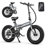 AVANTREK Cybertrack 200 Electric Bike Foldable 20"x4" Fat Tire Electric Bicycle