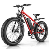 Vivi F26F Electric Bike, 500W 26" x 4.0 Fat Tire Electric Bike for Adults with 48V