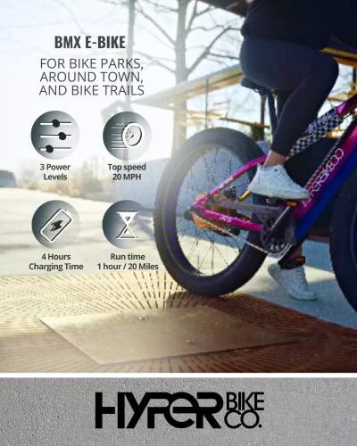 Hyper E-Ride BMX Fat Tire Electric Bike. 250w, 36v Battery