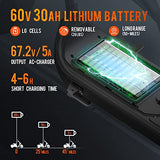 eAhora DOT Approved M1 2 Seat Electric Motorcycle for Adults